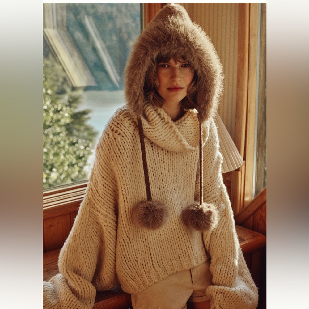 NWOT By Anthropologie chunky turtleneck sweater xxs $168